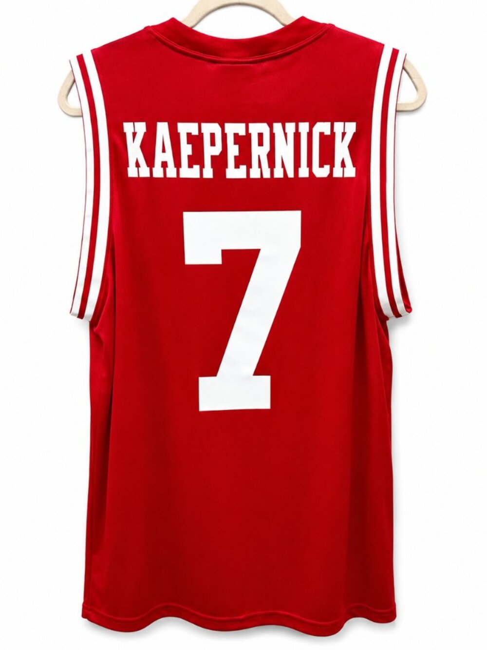 Colin Kaepernick #7 San Francisco 49ers Red Sleeveless Jersey
